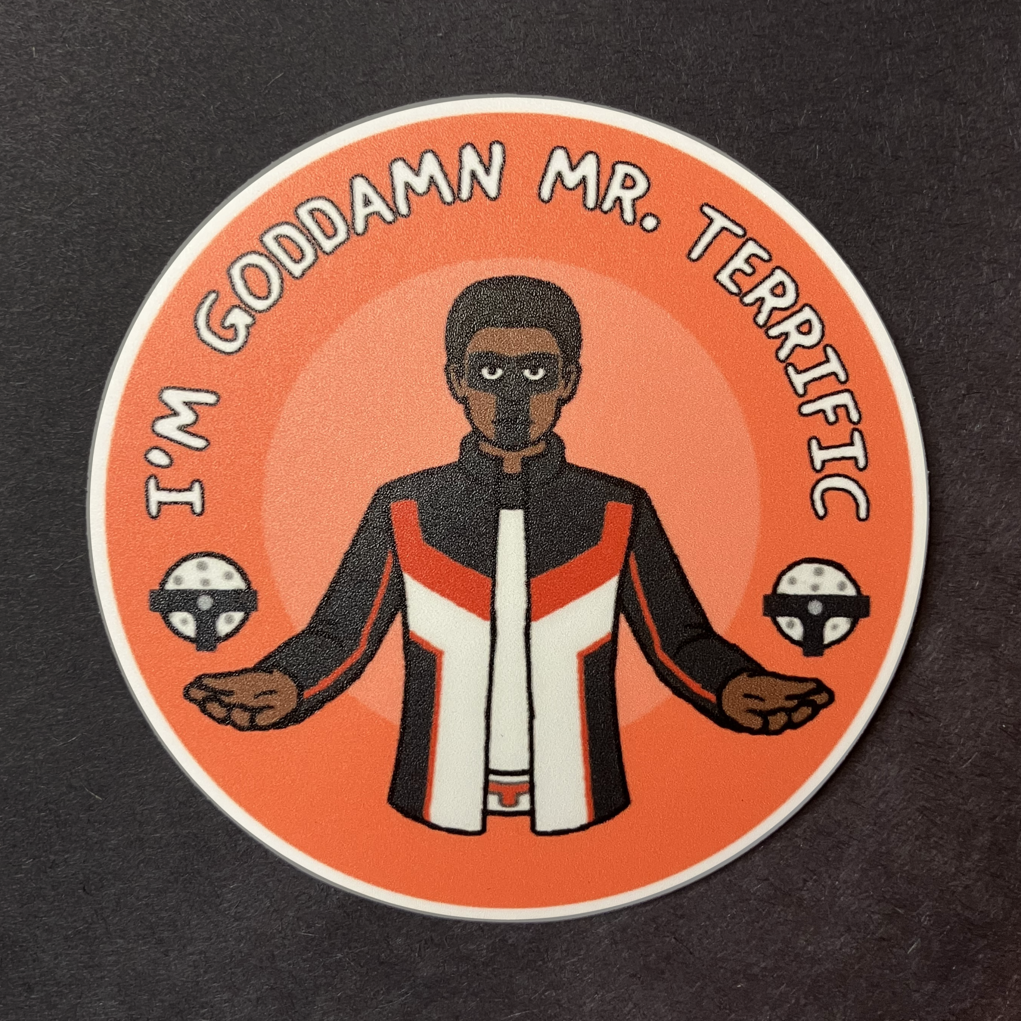 Mr. Terrific Sticker